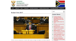 Desktop Screenshot of economic.gov.za