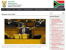Tablet Screenshot of economic.gov.za